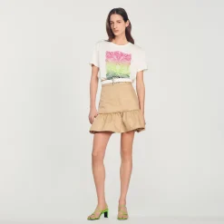 T-Shirt Floccata>Sandro Paris Outlet