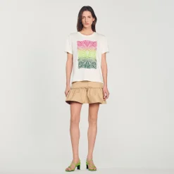 T-Shirt Floccata>Sandro Paris Outlet
