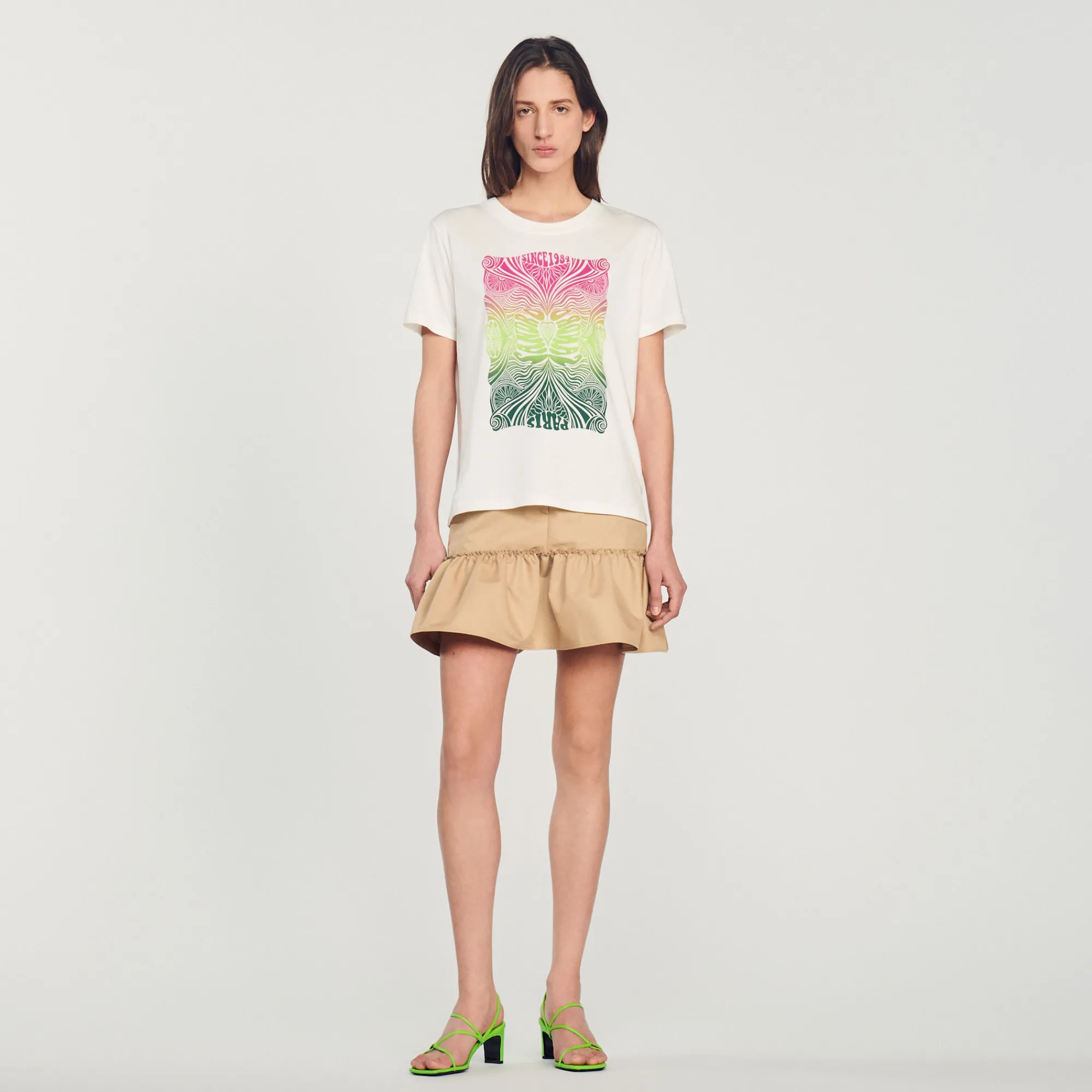 T-Shirt Floccata>Sandro Paris Outlet