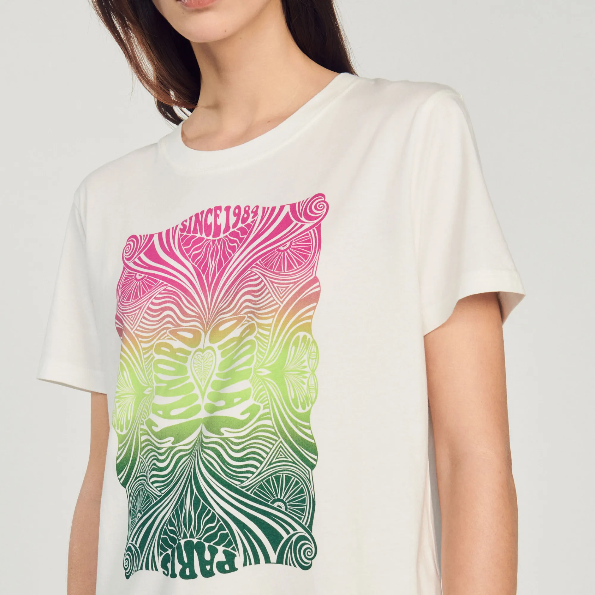 T-Shirt Floccata>Sandro Paris Outlet