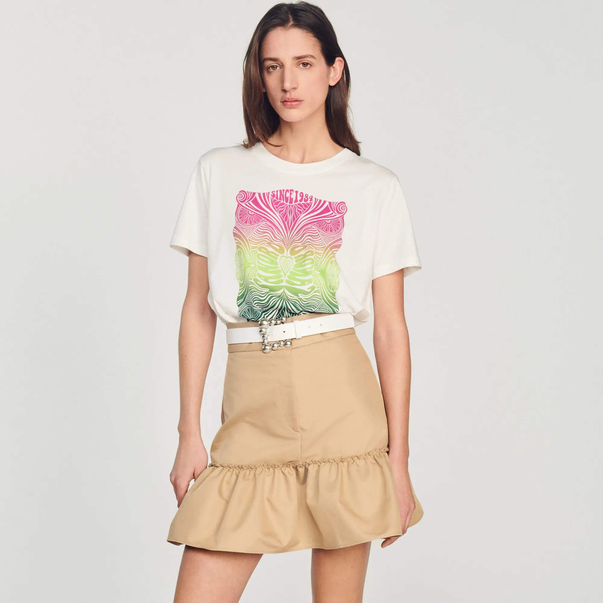 T-Shirt Floccata>Sandro Paris Outlet