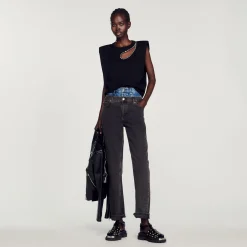 T-Shirt Gon Goccia A Strass>Sandro Paris Cheap