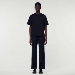 T-Shirt In Cotone Bio>Sandro Paris Store