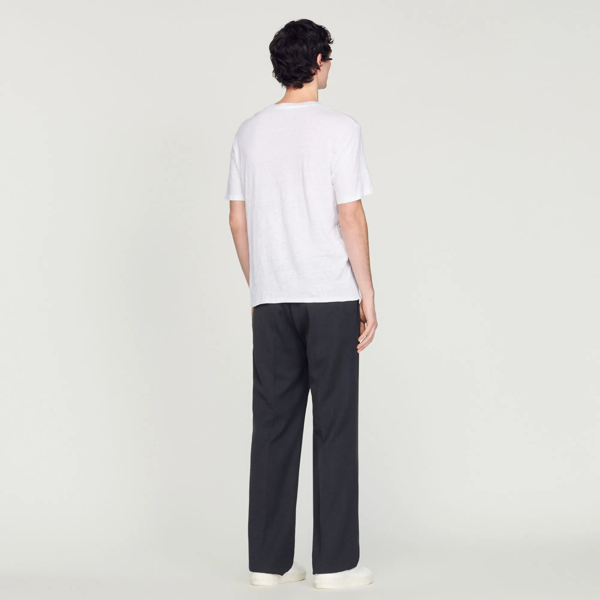 T-Shirt In Lino Certificato>Sandro Paris Online
