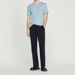 T-Shirt In Lino Certificato>Sandro Paris Best