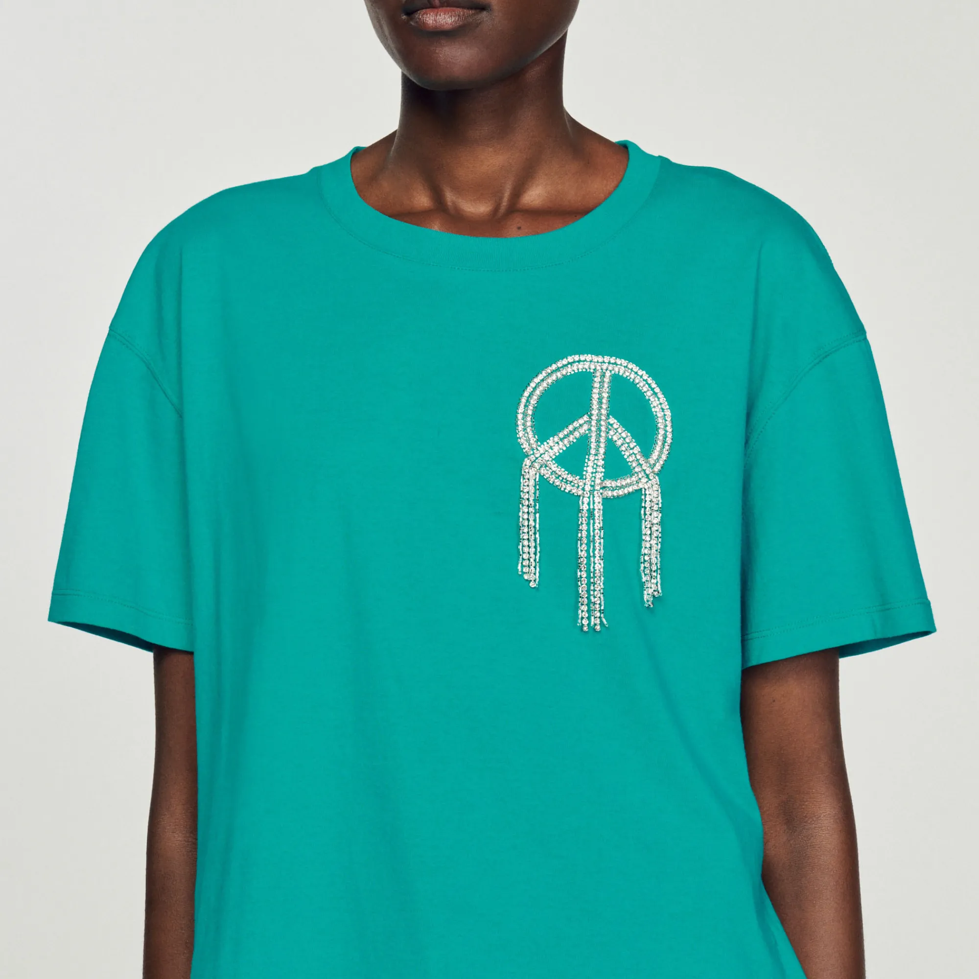 T-Shirt Peace And Love>Sandro Paris Hot