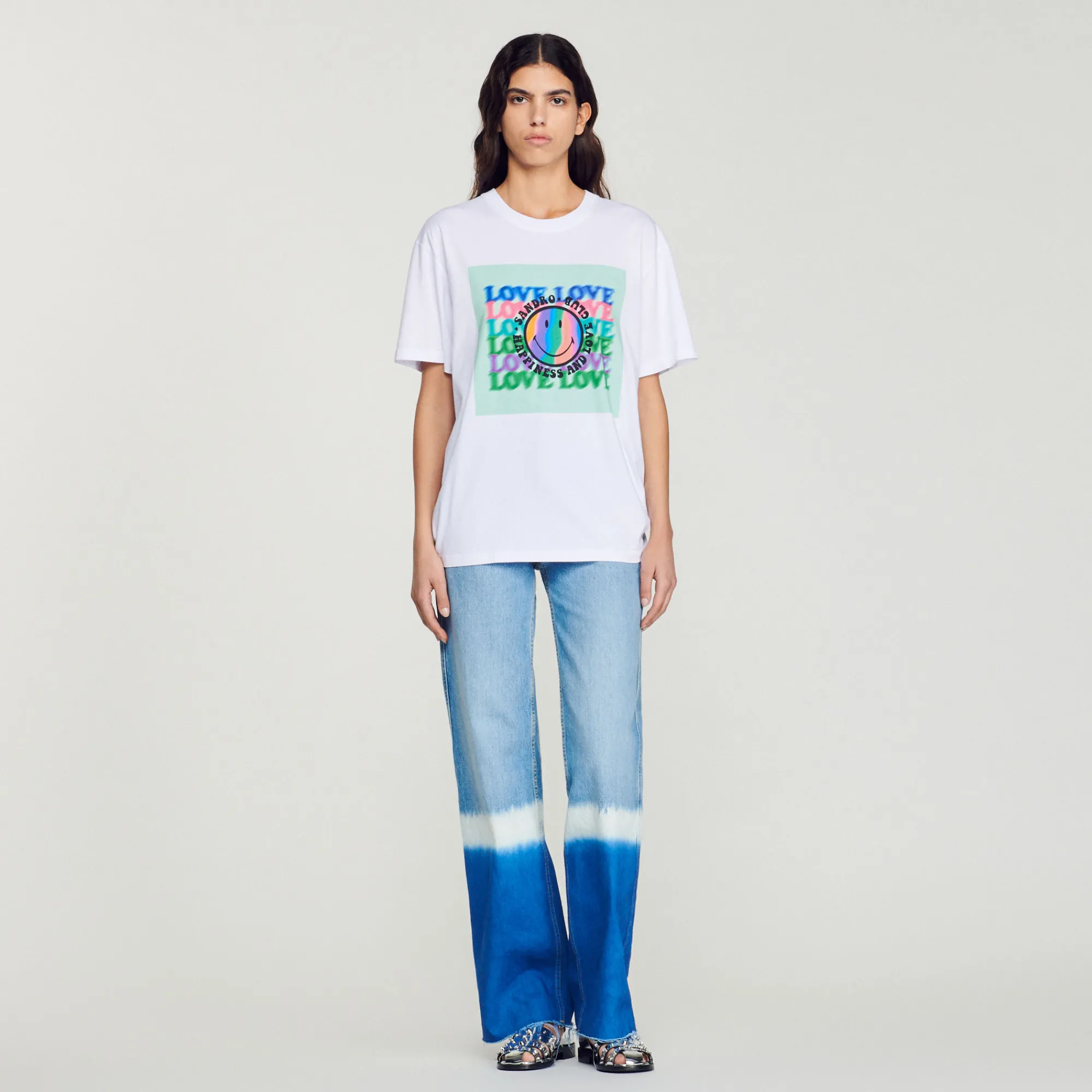 T-Shirt Smiley®>Sandro Paris Cheap