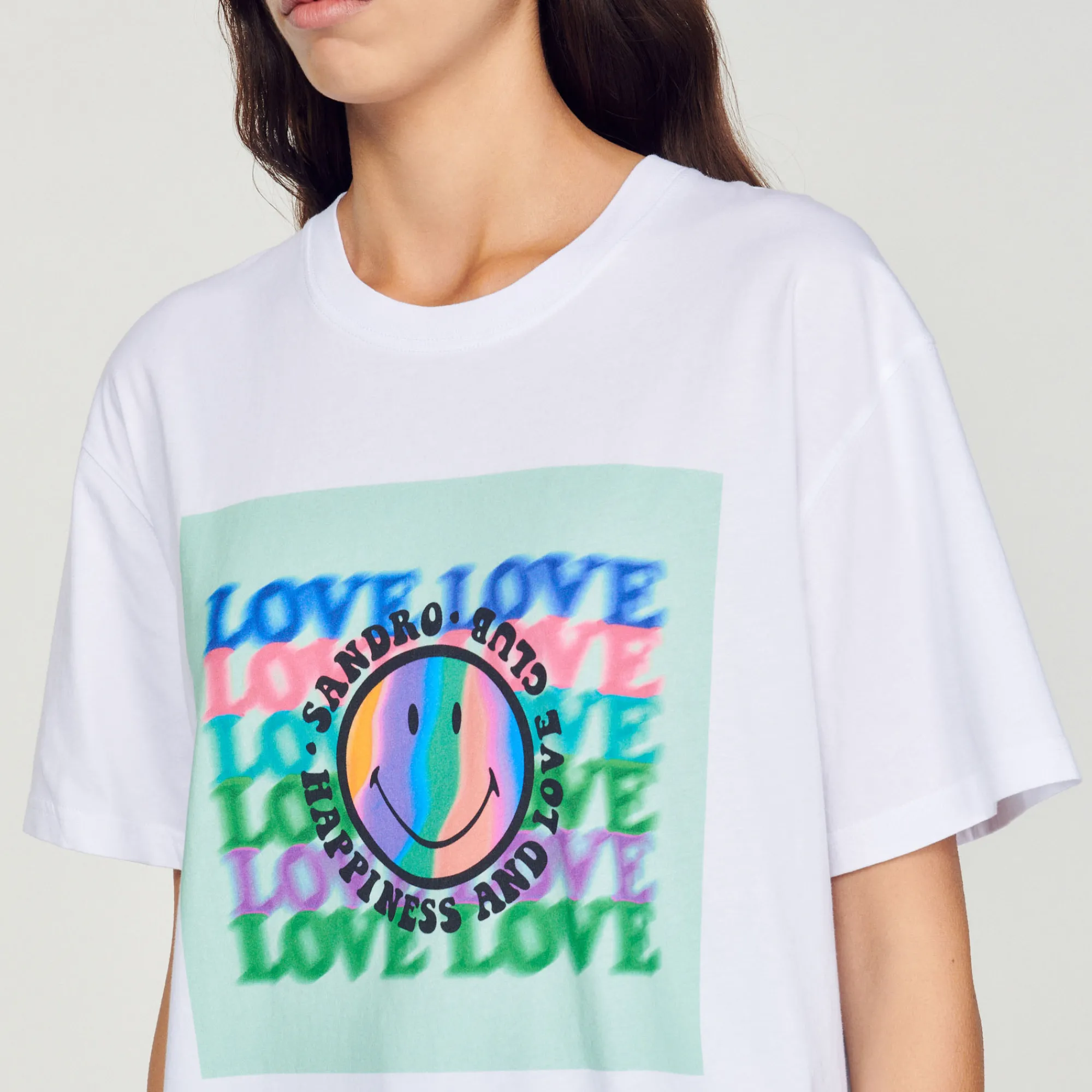 T-Shirt Smiley®>Sandro Paris Cheap