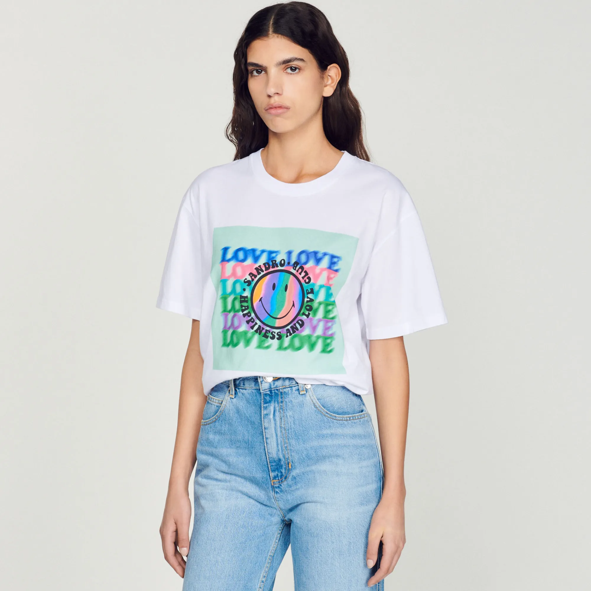 T-Shirt Smiley®>Sandro Paris Cheap