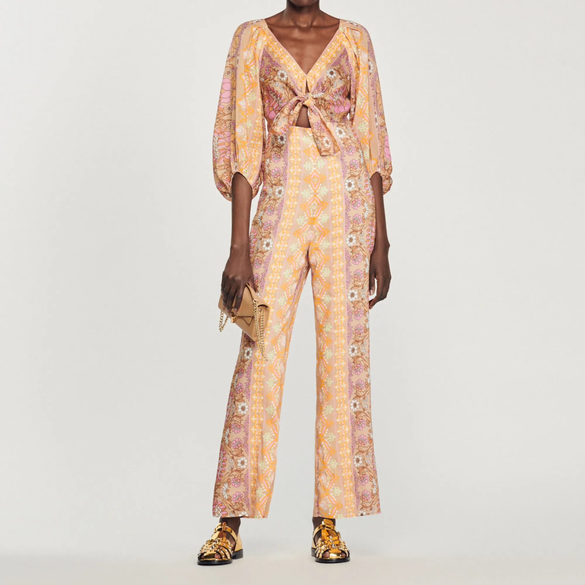 Tuta Pantalone Con Stampa>Sandro Paris Cheap