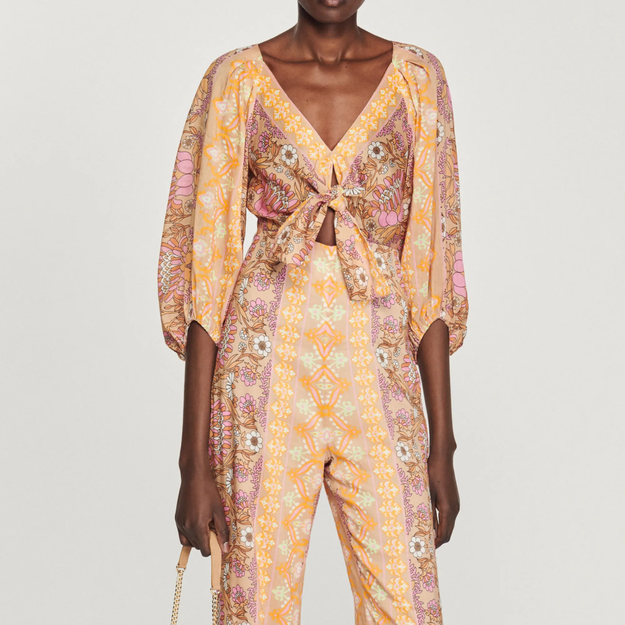 Tuta Pantalone Con Stampa>Sandro Paris Cheap