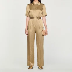 Tuta Pantalone In Satin>Sandro Paris Cheap