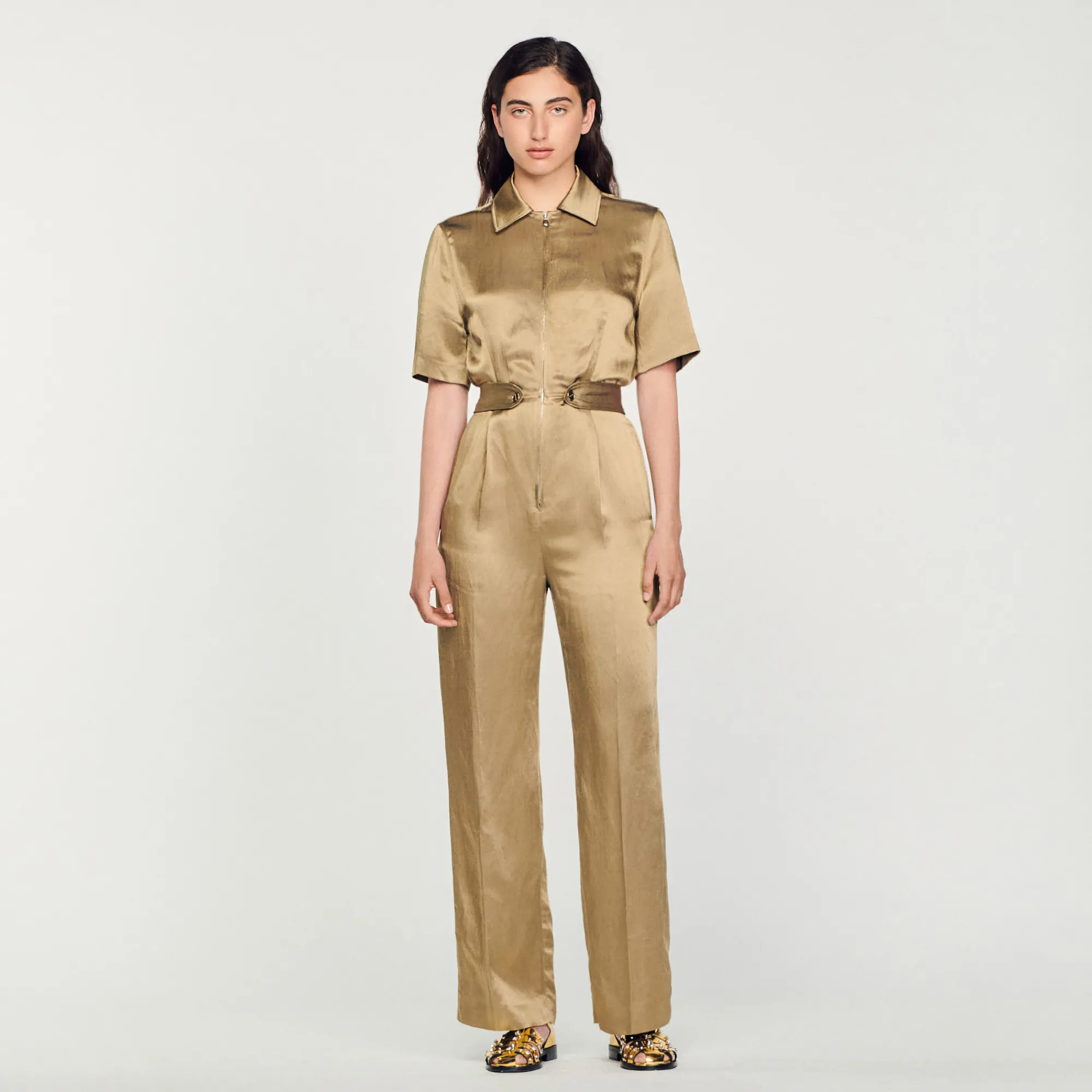 Tuta Pantalone In Satin>Sandro Paris Cheap