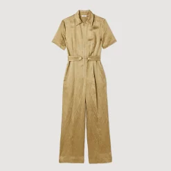 Tuta Pantalone In Satin><noscript><img width=