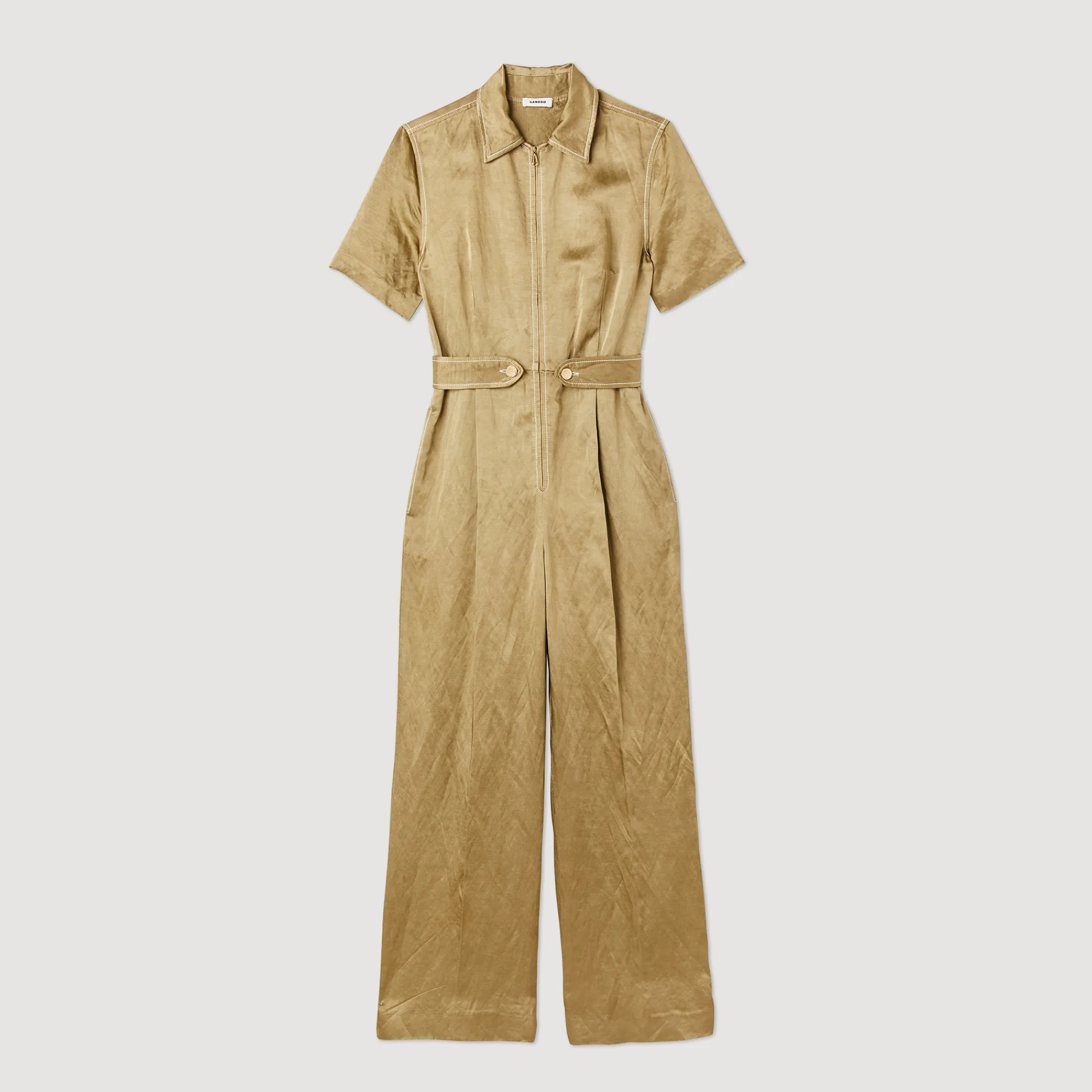 Tuta Pantalone In Satin>Sandro Paris Cheap
