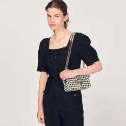 Tuta Pantalone In Tweed><noscript><img width=