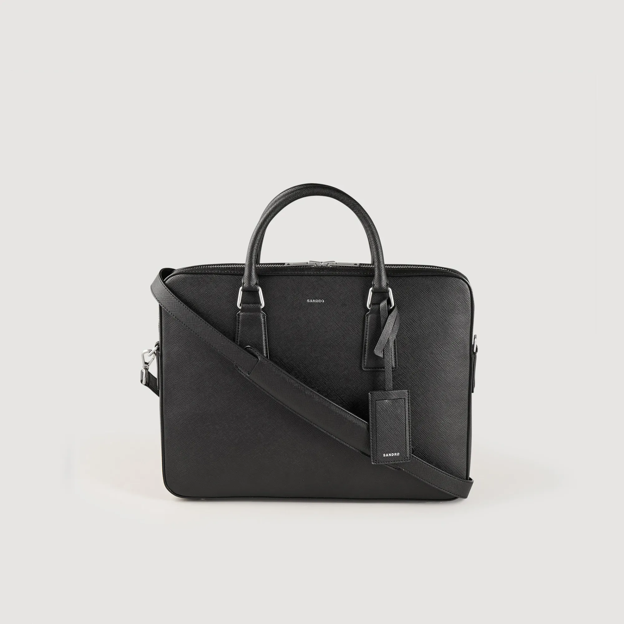 Ventiquattrore In Pelle Formato Slim>Sandro Paris Clearance
